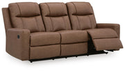 Mackmenville Caramel Reclining Sofa - 7471488