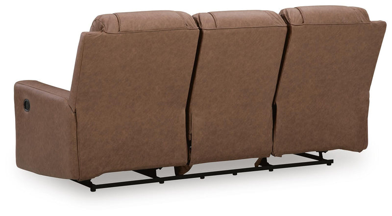 Mackmenville Caramel Reclining Sofa - 7471488