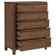 Maderia 5-drawer Chest of Drawers Walnut - 223325