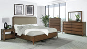 Maderia 5-piece California King Bedroom Set Walnut - 223321KW-S5
