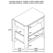 Maderia 5-piece Queen Bedroom Set Walnut - 223321Q-S5