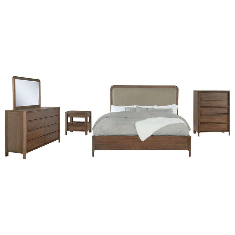 Maderia 5-piece Queen Bedroom Set Walnut - 223321Q-S5