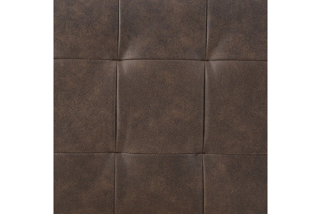 Maderla Walnut Ottoman - Gate FurnitureOttoman