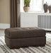 Maderla Walnut Ottoman - Gate FurnitureOttoman