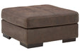 Maderla Walnut Oversized Accent Ottoman - Gate FurnitureOttoman