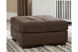 Maderla Walnut Oversized Accent Ottoman - Gate FurnitureOttoman