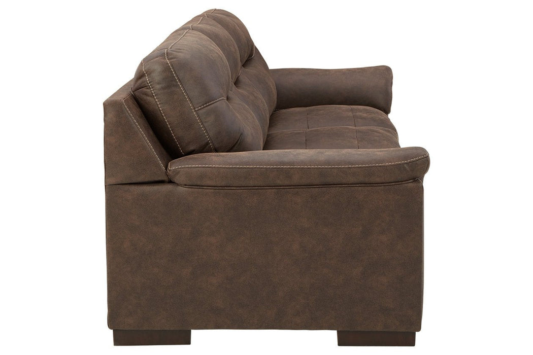 Maderla Walnut Sofa - Gate FurnitureSofa