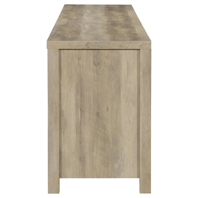 Madra 2-door Engineered Wood 79-inch TV Stand Distressed Pine - 736263