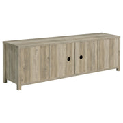 Madra 2-door Engineered Wood 79-inch TV Stand Distressed Pine - 736263