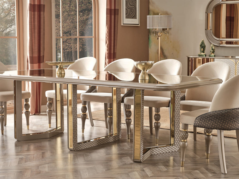 Madrid 10 Person Dining Room Set - Dining Room Sets