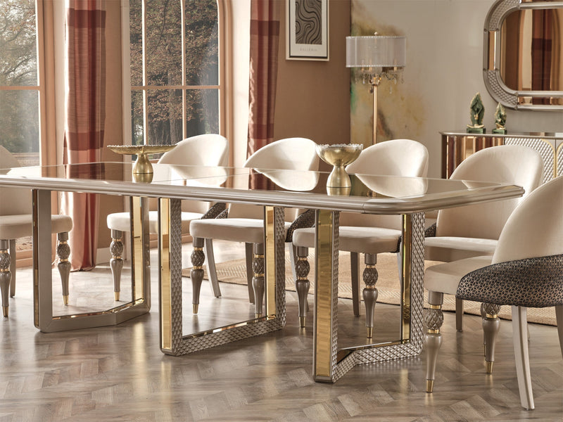 Madrid 12 Person Dining Room Set - Dining Room Sets