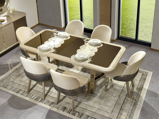 Madrid 6 Person Dining Room Set - Dining Room Sets