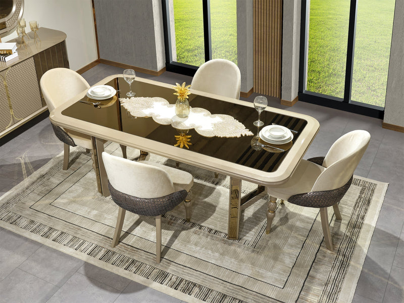 Madrid 6 Person Dining Room Set - Dining Room Sets