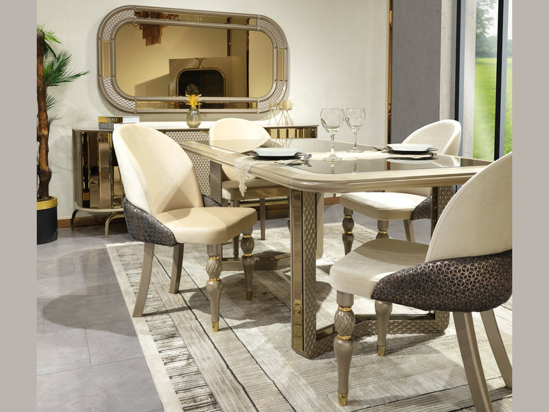 Madrid 6 Person Dining Room Set - Dining Room Sets