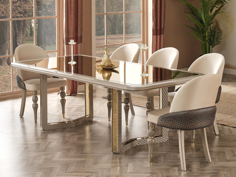Madrid 8 Person Dining Room Set - Dining Room Sets
