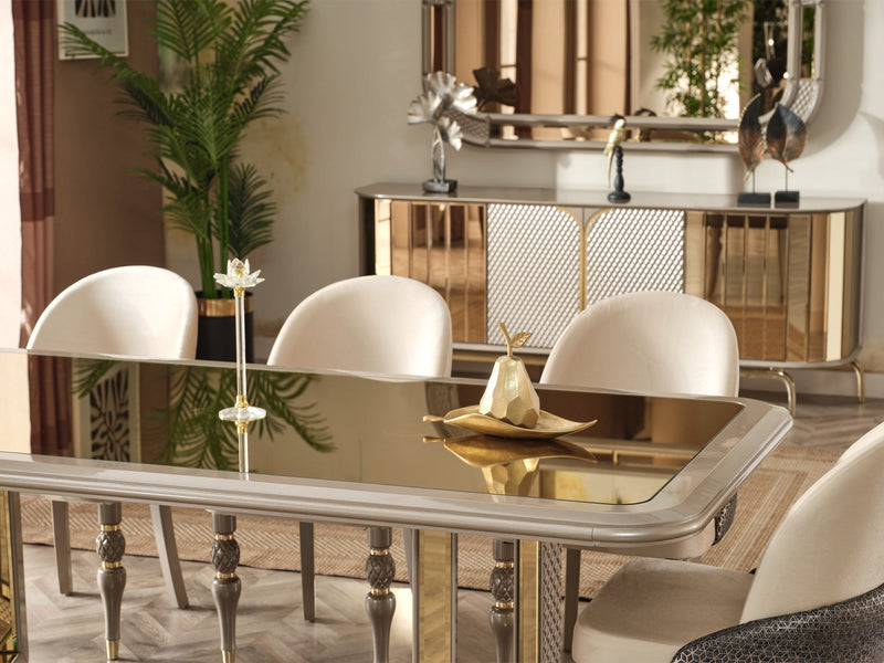 Madrid 8 Person Dining Room Set - Dining Room Sets