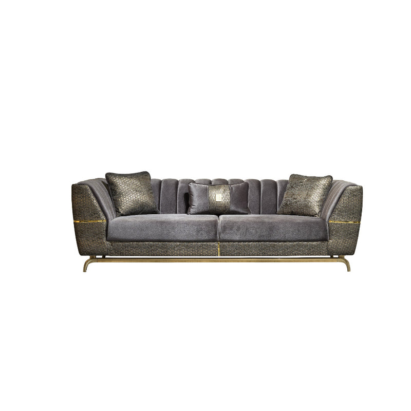 Madrid Stationary Sofa Grey - 101-MAD-ADE20-3