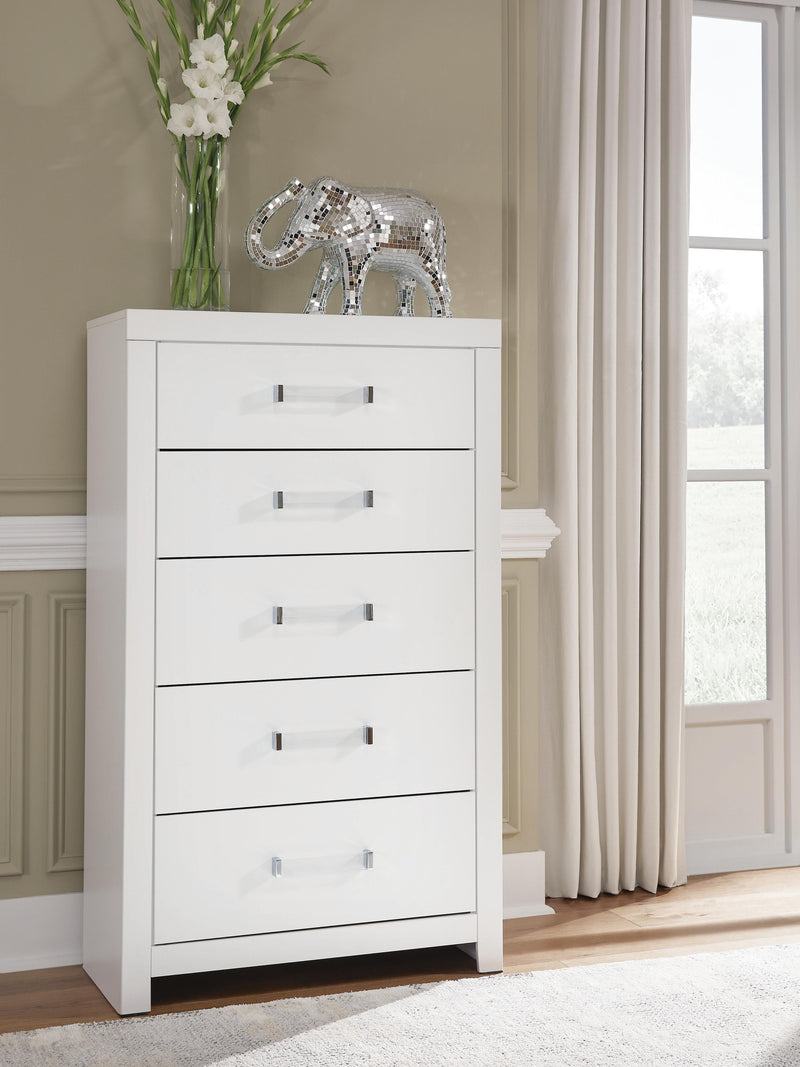 Maeling White Chest of Drawers - PCB1119-46