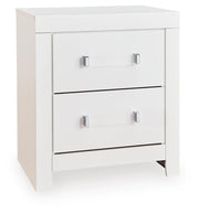 Maeling White Nightstand - PCB1119-92