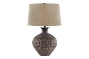 Magan Antique Bronze Finish Table Lamp - Lara FurnitureTable Lamp