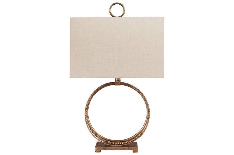 Mahala Antique Gold Finish Table Lamp - Lara FurnitureTable Lamp