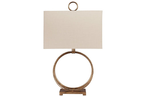 Mahala Antique Gold Finish Table Lamp - Lara FurnitureTable Lamp