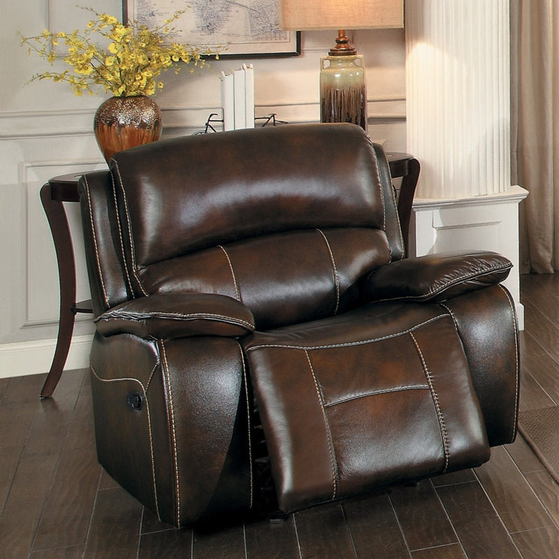 Mahala Brown Reclining Living Room Set - Lara FurnitureLiving Room Set