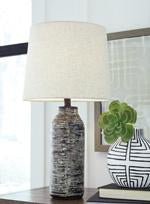 Mahima Black/White Table Lamp (Set of 2) - Lara FurnitureTable Lamp Pair