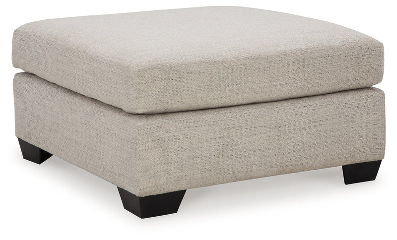 Mahoney Pebble 2-Piece Sectional with Ottoman from Ashley - Lara Furniture