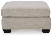 Mahoney Pebble 2-Piece Sectional with Ottoman from Ashley - Lara Furniture