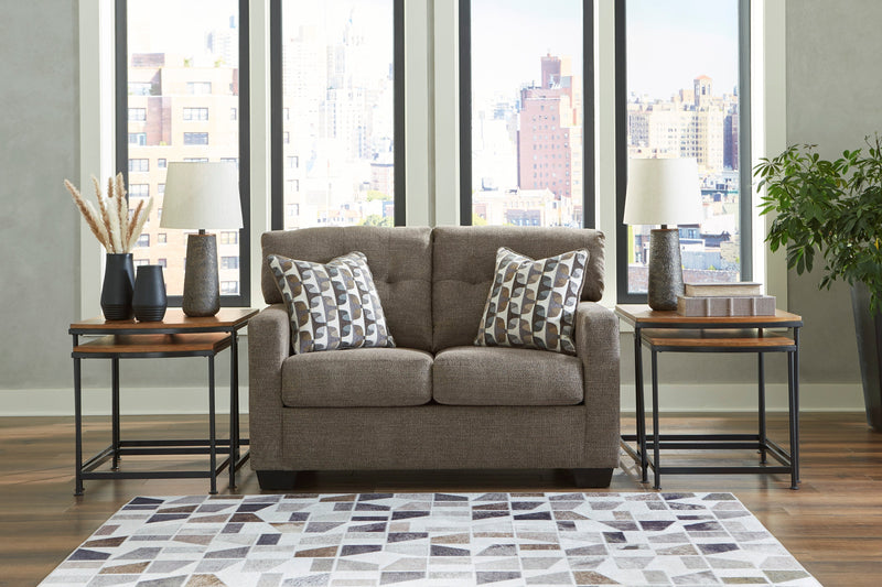 Mahoney Chocolate Living Room Set - Gate FurnitureLiving Room Set