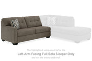 Mahoney Left-Arm Facing Full Sofa Sleeper - 3100510 - Lara Furniture