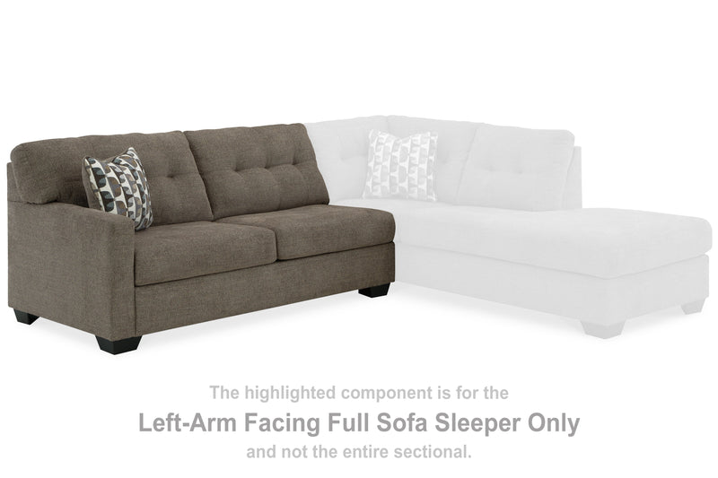 Mahoney Left-Arm Facing Full Sofa Sleeper - 3100510 - Lara Furniture