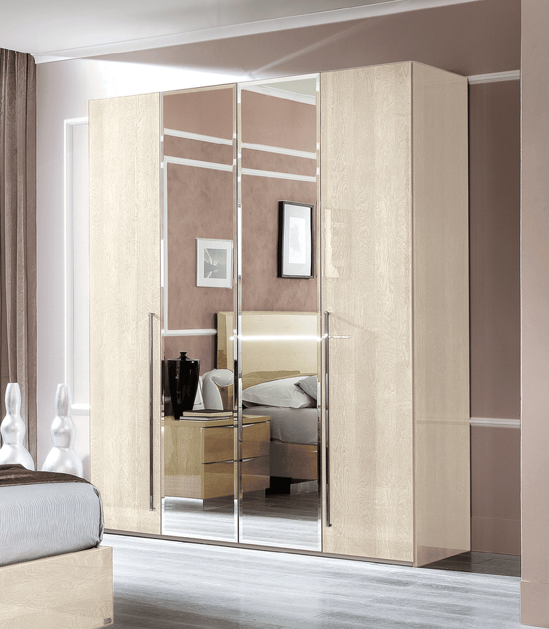 Maia 4 Door Wardrobe Betulla Sabbia - i38792