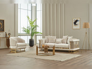 Majeste Stationary Sofa in Grey - 200-SIM-MAJ-STAR245-3