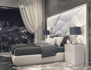 Majesty Bed W/Light Queen - Lara FurnitureQueen Bed