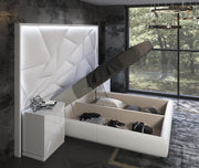 Majesty Bed W/Light Queen - Lara FurnitureQueen Bed