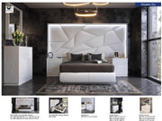 Majesty Bed W/Light Queen - Lara FurnitureQueen Bed