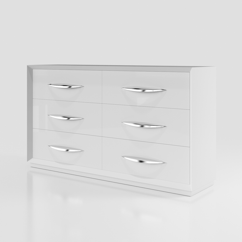 Majesty Bedroom W/Light And Carmen Cases Set - Lara FurnitureBedroom Set