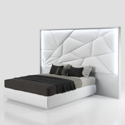 Majesty Bedroom W/Light And Kiu Cases Set - Lara FurnitureBedroom Set