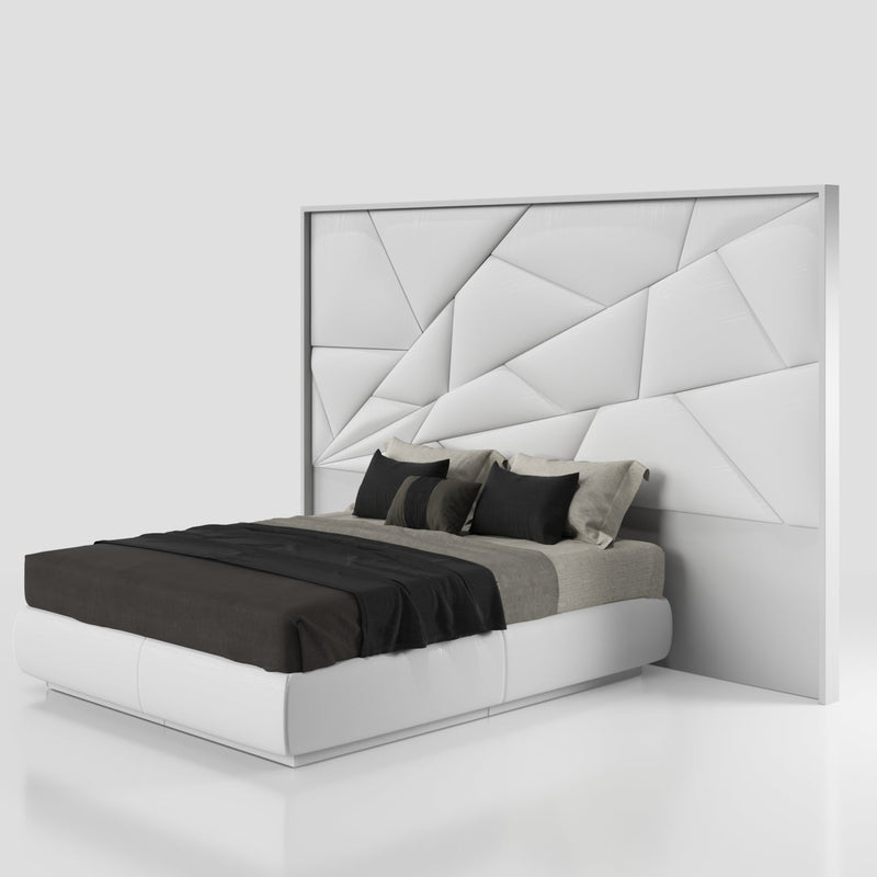 Majesty Bedroom W/Light And Kiu Cases Set - Lara FurnitureBedroom Set