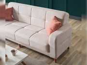 Major Convertible Loveseat in Light Grey - 200-ELIF-MAJ-A423-2
