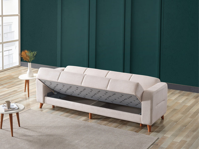 Major Convertible Sofa in Cream - 200-ELIF-MAJ-A422-3