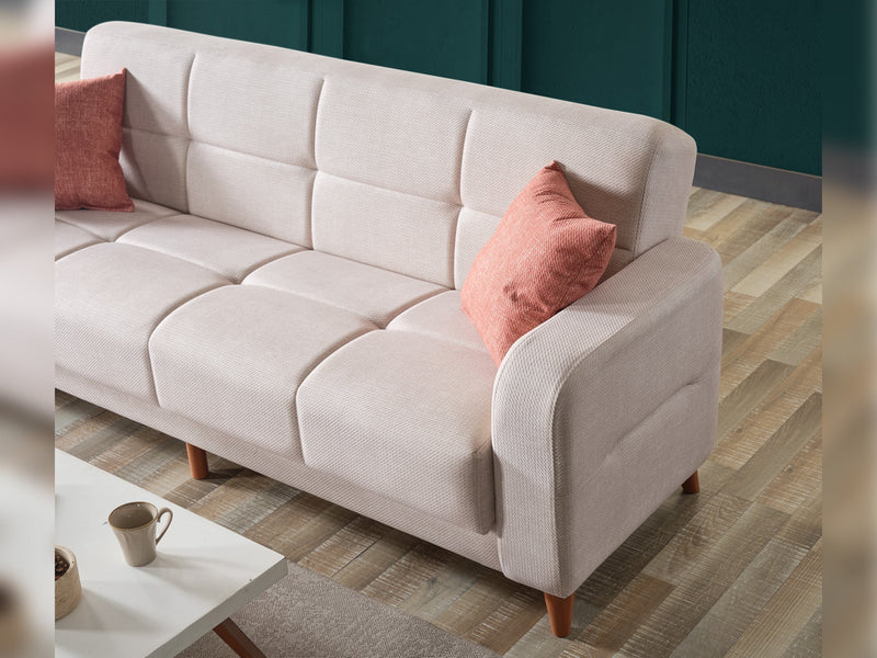 Major Convertible Sofa in Light Grey - 200-ELIF-MAJ-A423-3