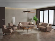 Major Convertible Sofa in Light Grey - 200-ELIF-MAJ-A423-3