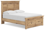 Makidern Full Panel Storage Bed, Dresser and Mirror - PCB1170B25