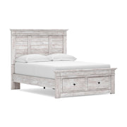 Makidern Full Panel Storage Bed, Dresser and Mirror - PCB1171B25