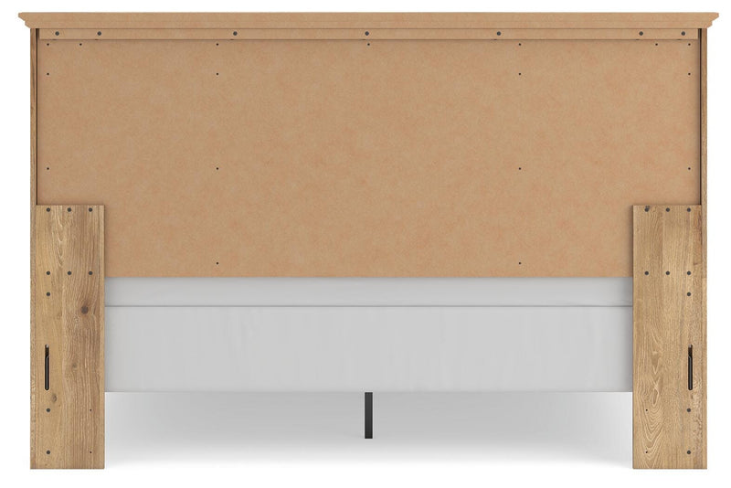 Makidern King Panel Bed, Dresser, Mirror and 2 Nightstands - PCB1170B40