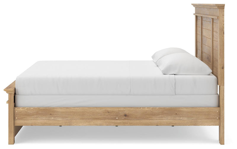 Makidern King Panel Bed, Dresser, Mirror and 2 Nightstands - PCB1170B40