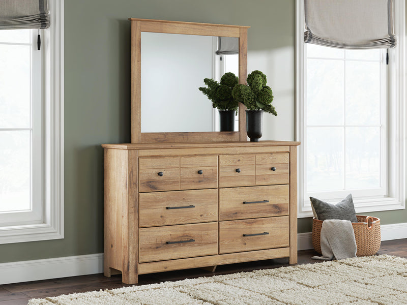 Makidern Queen Panel Bed, Dresser and Mirror - PCB1170B3